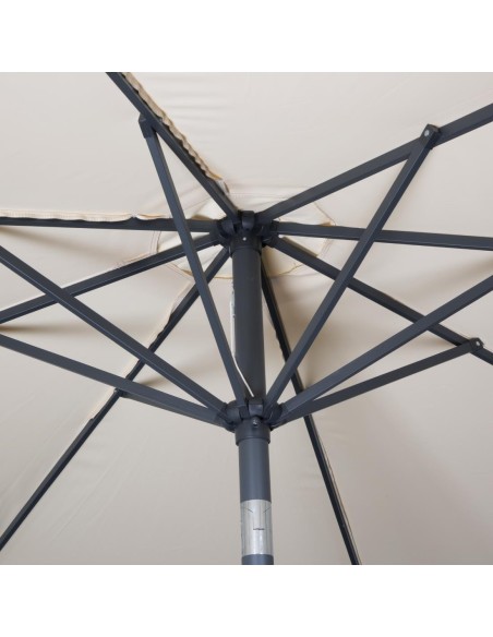 Parasol rond Bolero Seville 3m crème