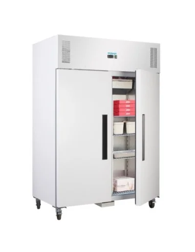 Armoire réfrigérée négative GN double porte Polar blanche Série G 1200L