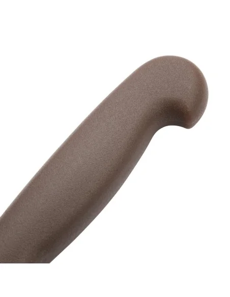 Couteau à trancher denté Hygiplas marron 30cm