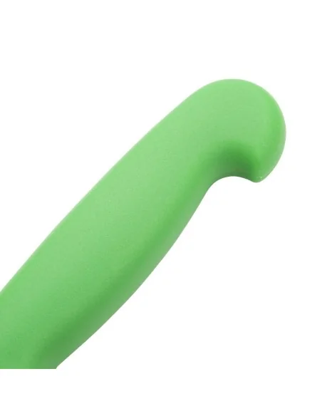 Couteau à trancher denté Hygiplas vert 25cm