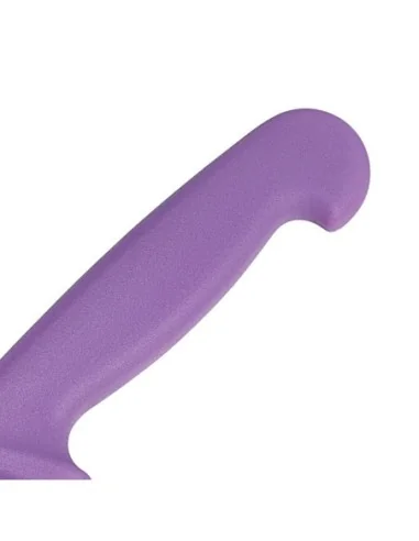 Couteau à trancher denté Hygiplas violet 25cm
