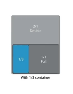 Couvercle blanc GN 1/3 Olympia Whiteware 2