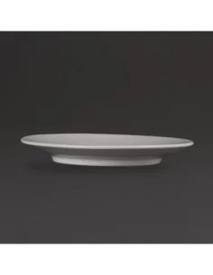 Soucoupes élégantes Olympia Whiteware 148mm (Lot de 12) 2