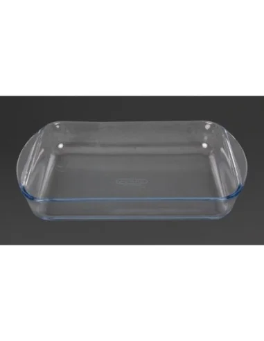 Plat à four rectangulaire en verre Pyrex 350mm 