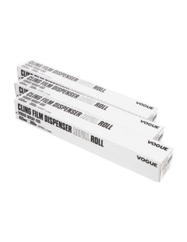 Film alimentaire pré-découpé (Lot de 3)