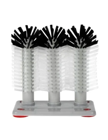 Brosse à verres triple Jantex