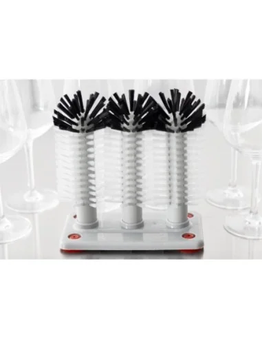 Brosse à verres triple Jantex