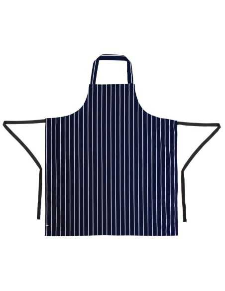 Tablier bavette Whites rayé marine et blanc XL