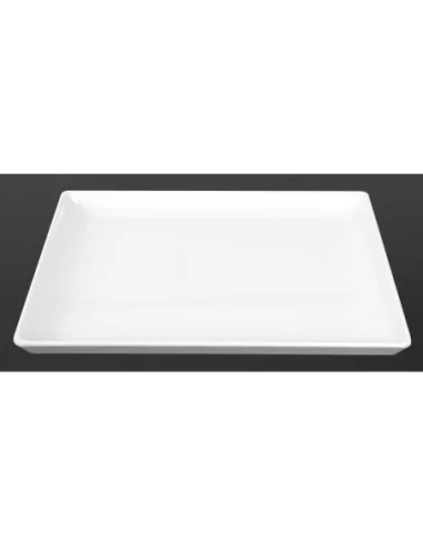 Plateau en mélamine APS Float blanc GN1/2