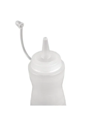 Bouteille de sauce Vogue bouchon transparent