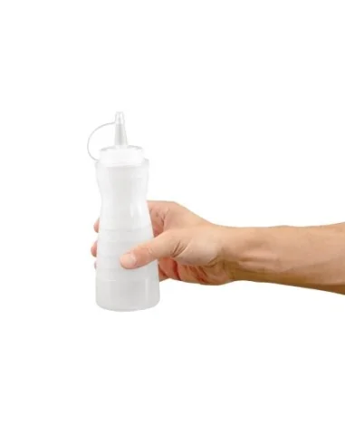 Bouteille de sauce Vogue bouchon transparent