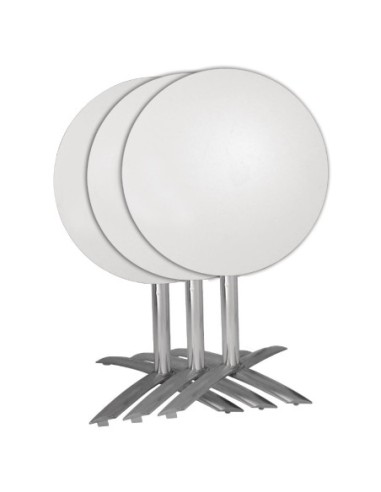 Pied de table à plateau basculant Bolero aluminium