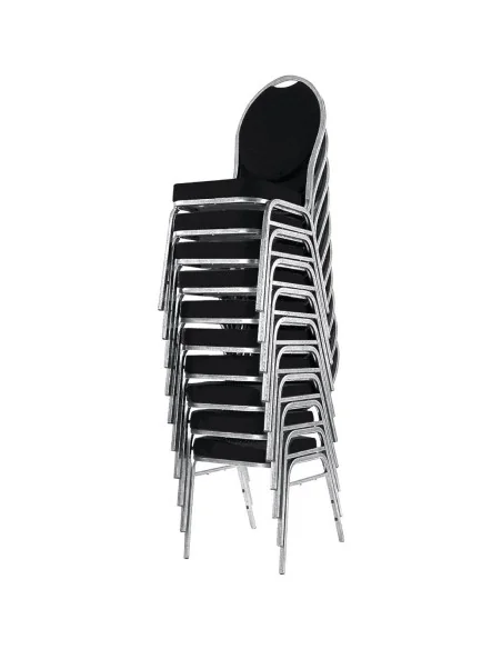 Chaises de banquet dossier ovale Bolero (Lot de 4)