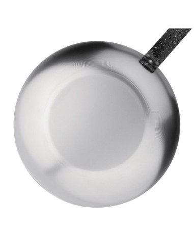 Wok en acier carbone Vogue 280mm