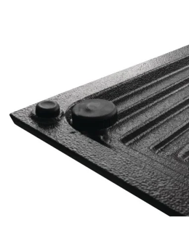 Pied de table carré effet escalier en fonte Bolero