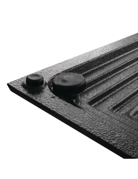 Pied de table carré effet escalier en fonte Bolero