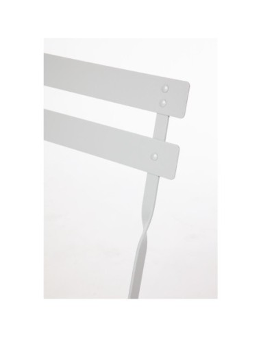 Chaise de terrasse pliantes en acier gris Bolero (lot de 2)