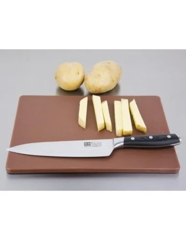 Petite planche à découper basse densité Hygiplas marron