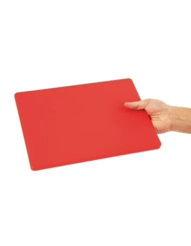 Petite planche à découper basse densité Hygiplas rouge