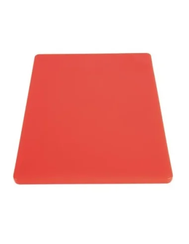 Petite planche à découper basse densité Hygiplas rouge