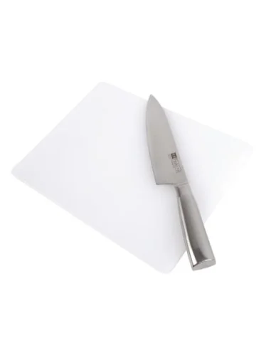 Petite planche à découper basse densité Hygiplas blanche