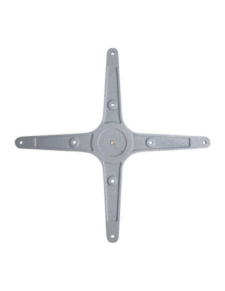 Pied de table double aluminium Bolero (Lot de 2)