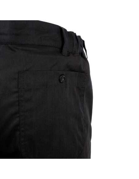 Pantalon de cuisine mixte Chef Works Professionnel chevrons noirs M