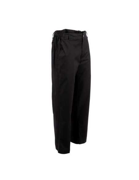 Pantalon de cuisine mixte Chef Works Professionnel chevrons noirs S
