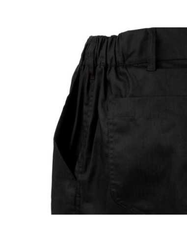 Pantalon de cuisine mixte Chef Works Professionnel chevrons noirs S
