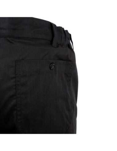 Pantalon de cuisine mixte Chef Works Professionnel chevrons noirs S