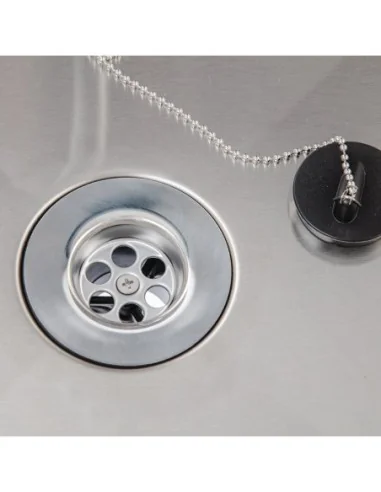 Bac vide seaux en acier inoxydable Vogue