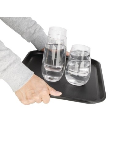 Plateau antidérapant en plastique Olympia Kristallon rectangulaire 405 x 305mm