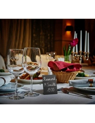 Etiquettes chevalet buffet A7 Securit (Lot de 5)