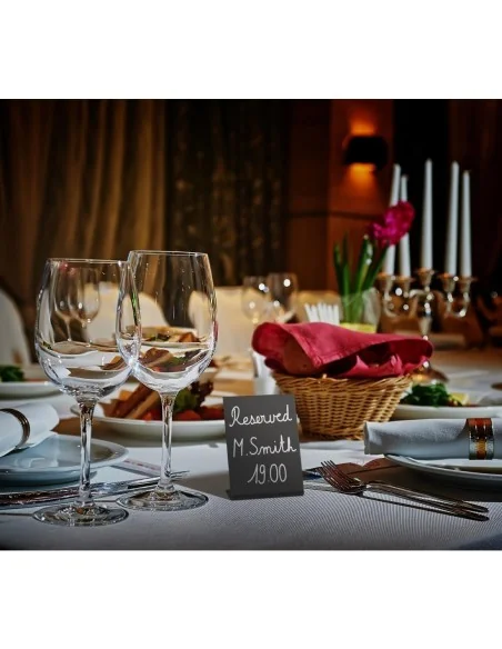 Etiquettes chevalet buffet A7 Securit (Lot de 5)