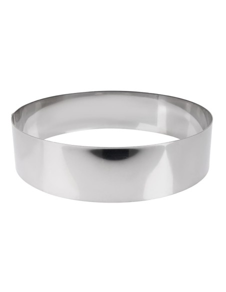 Cercle à mousse inox De Buyer 240 x 60mm