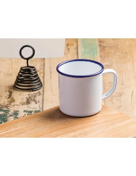 Mug en acier émaillé Olympia (Lot de 6)