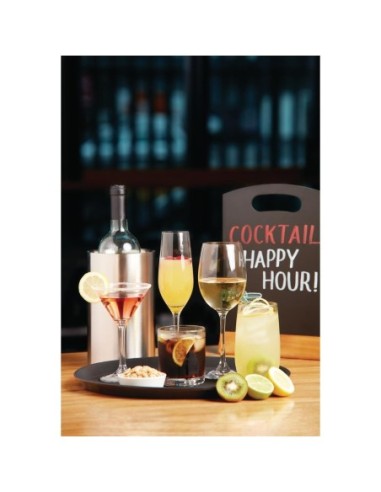 Verres à cocktail Martini en cristal Olympia 160ml lot de 6