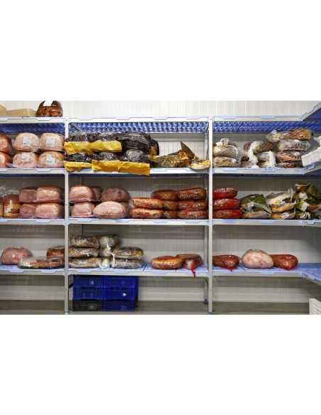 Rayonnage modulaire 4 niveaux Tournus 400 x 1492mm