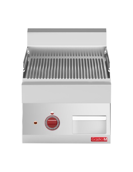 Plancha électrique plaque rainurée 65/40 FTRE Gastro M 650