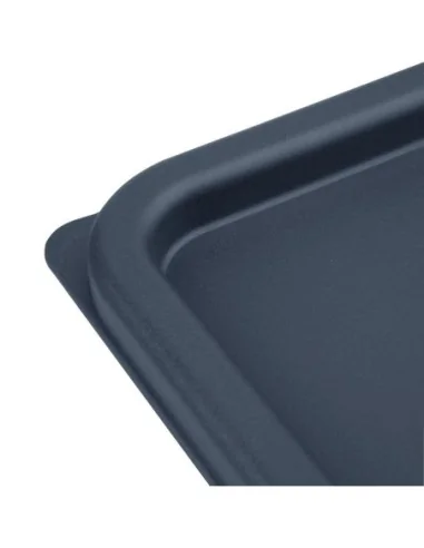 Couvercle carré bleu petit Hygiplas