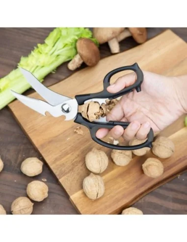 Ciseaux de cuisine professionnels multiusage en inox Vogue