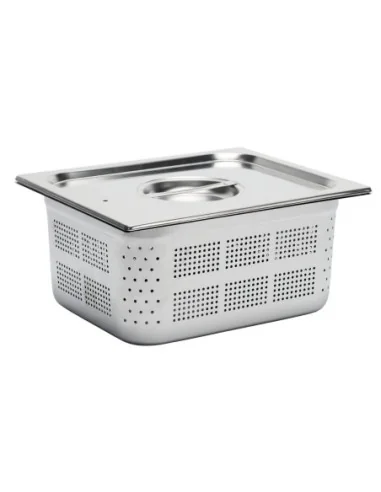 Bac inox perforé GN1/2 Gastro M 150mm