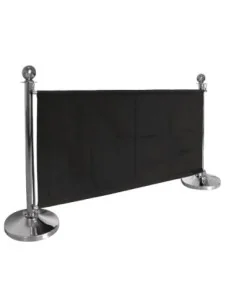 Barrière en toile Bolero noire 2