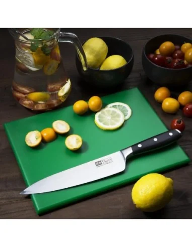 Petite planche à découper haute densité Hygiplas verte