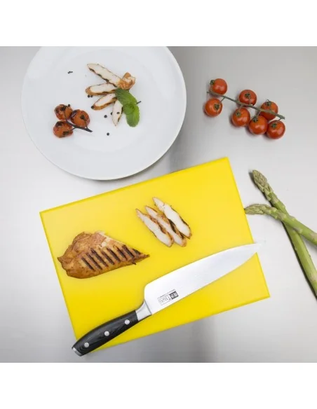 Petite planche à découper haute densité Hygiplas jaune
