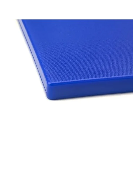 Grande planche à découper épaisse basse densité Hygiplas bleue