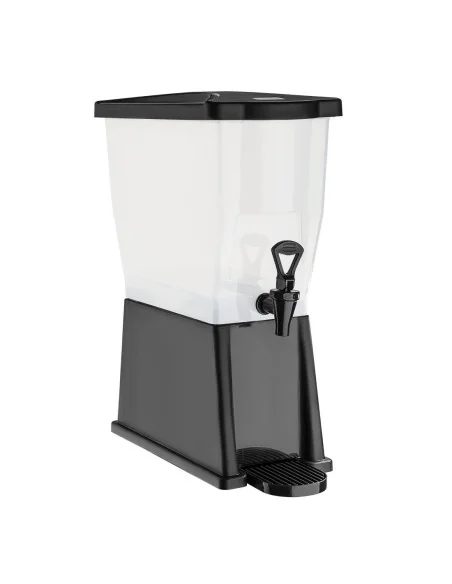 Distributeur de boissons en polypropylène noir Olympia 12L