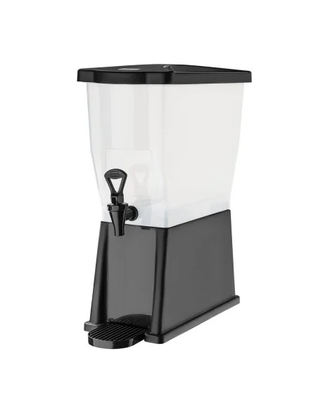 Distributeur de boissons en polypropylène noir Olympia 12L