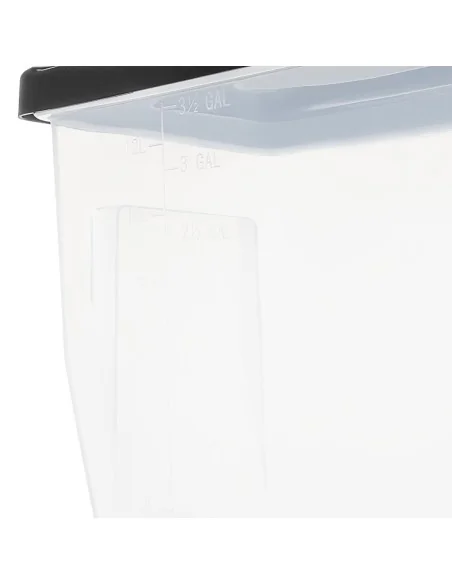 Distributeur de boissons en polypropylène noir Olympia 12L