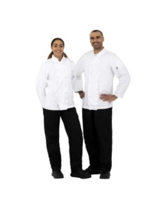 Veste de cuisine mixte Whites Vegas manches longues blanche L 2